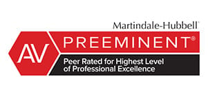 Martindale-Hubbell | AV Preeminent | Peer Rated For Highest Level of Professional Excellence